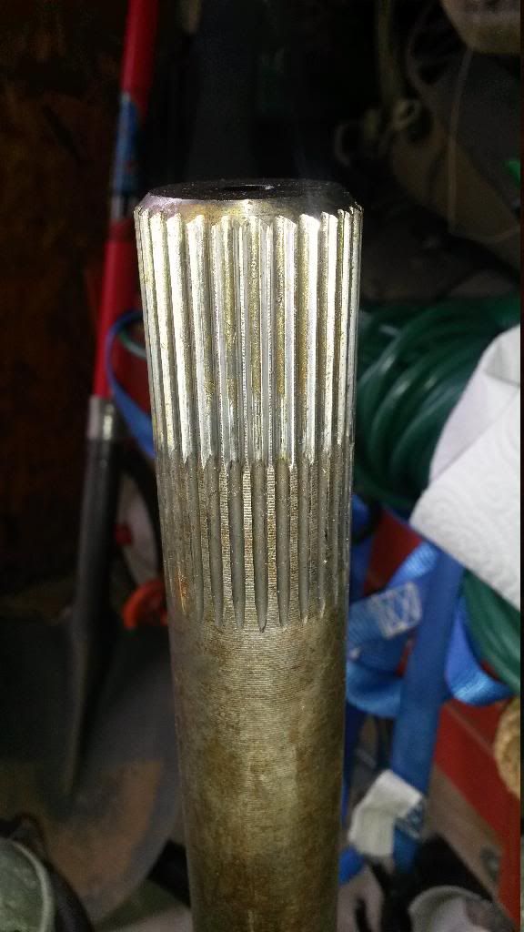 Worn Axle Shaft Splines Jeep Enthusiast Forums